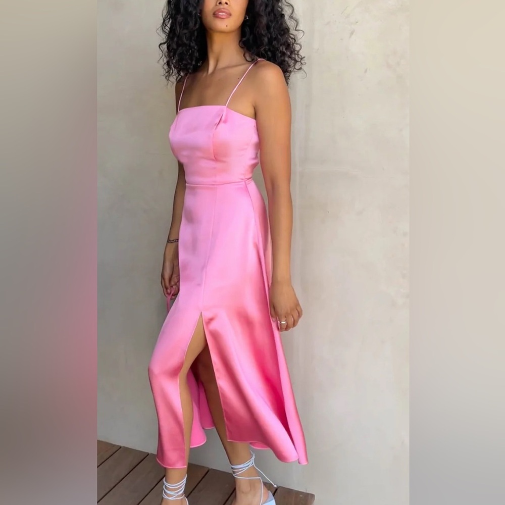 OAK + FORT Pink Dress